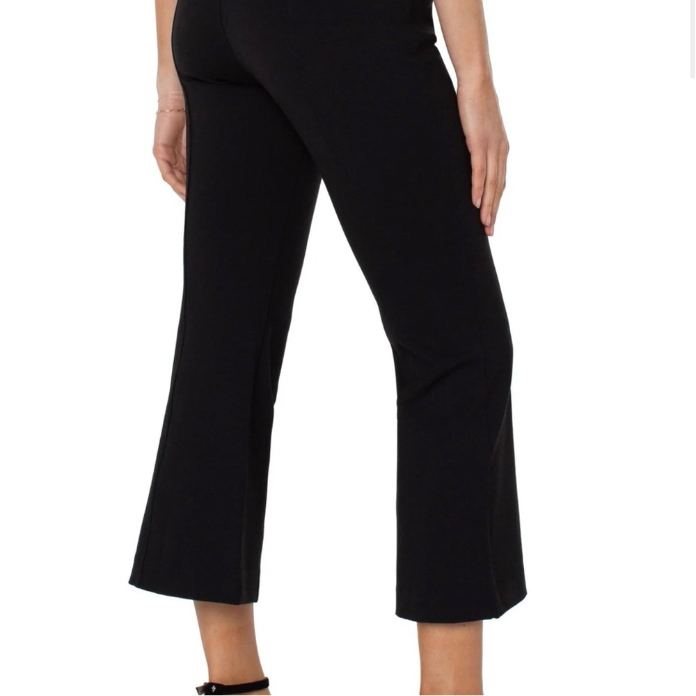 Liverpool • Black Stella Kick Flare Pants